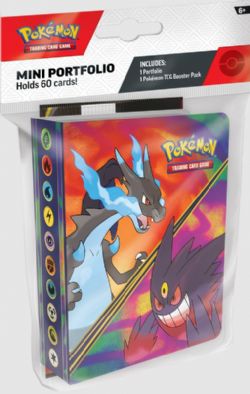 CARTABLE DE CARTES DE POKÉMON - MINI PORTFOLIO POKÉMON META DRACAUFEU VS META GENGAR 2026